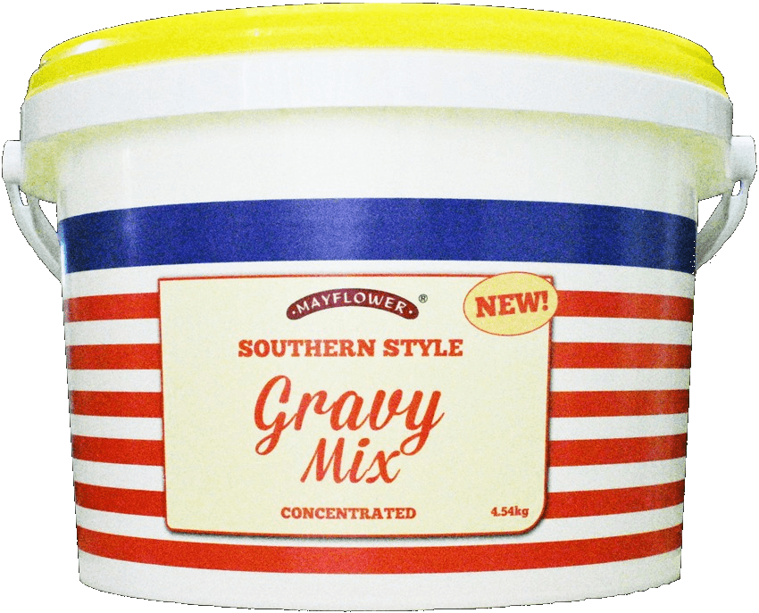 Mayflower southern style gravy mix 4.54kg catering bucket